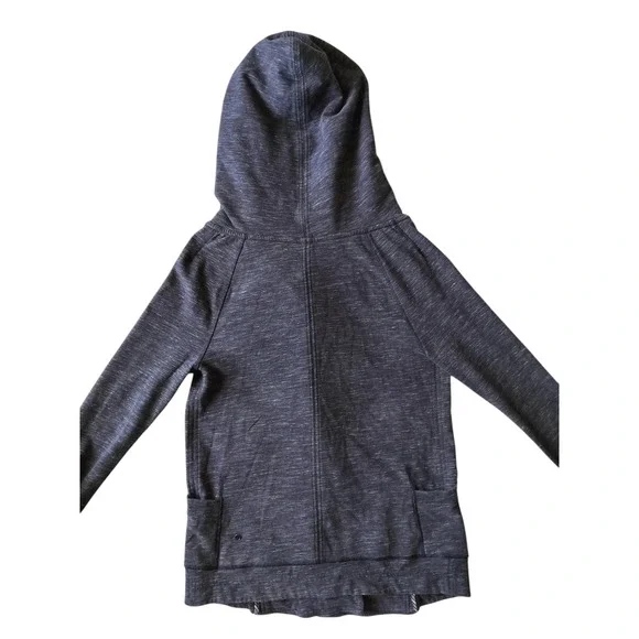 Lululemon Women's Find Your Centre Wrap Heathered Marled Black Jacket Size 6 - Picture 8 of 14